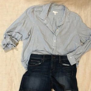 J Jill Tops - J Jill blue stripe top M - Lightweight J Jill Tops - J Jill blue stripe top M - Lightweight